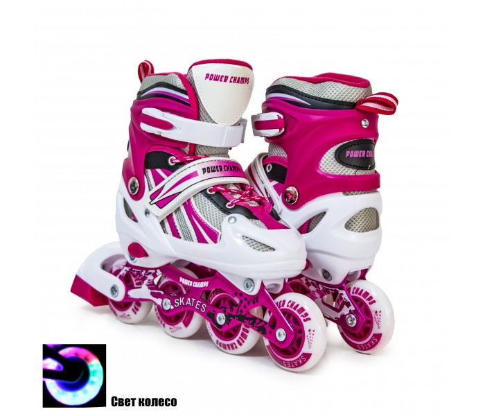 

Ролики Power Champs Pink размер 34-37