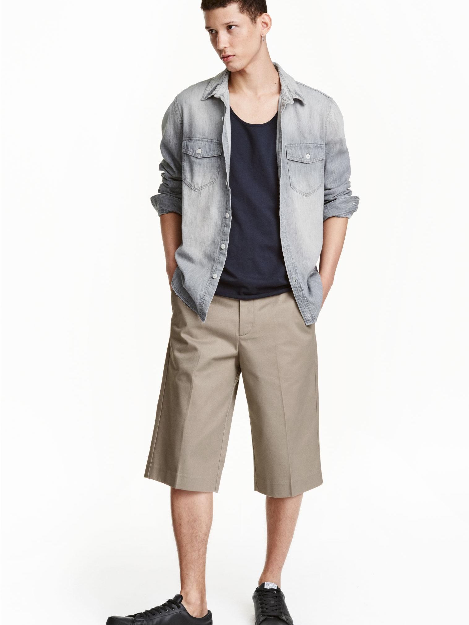 

Шорты H&M 3702383-ACUB 30 Бледно-зеленые