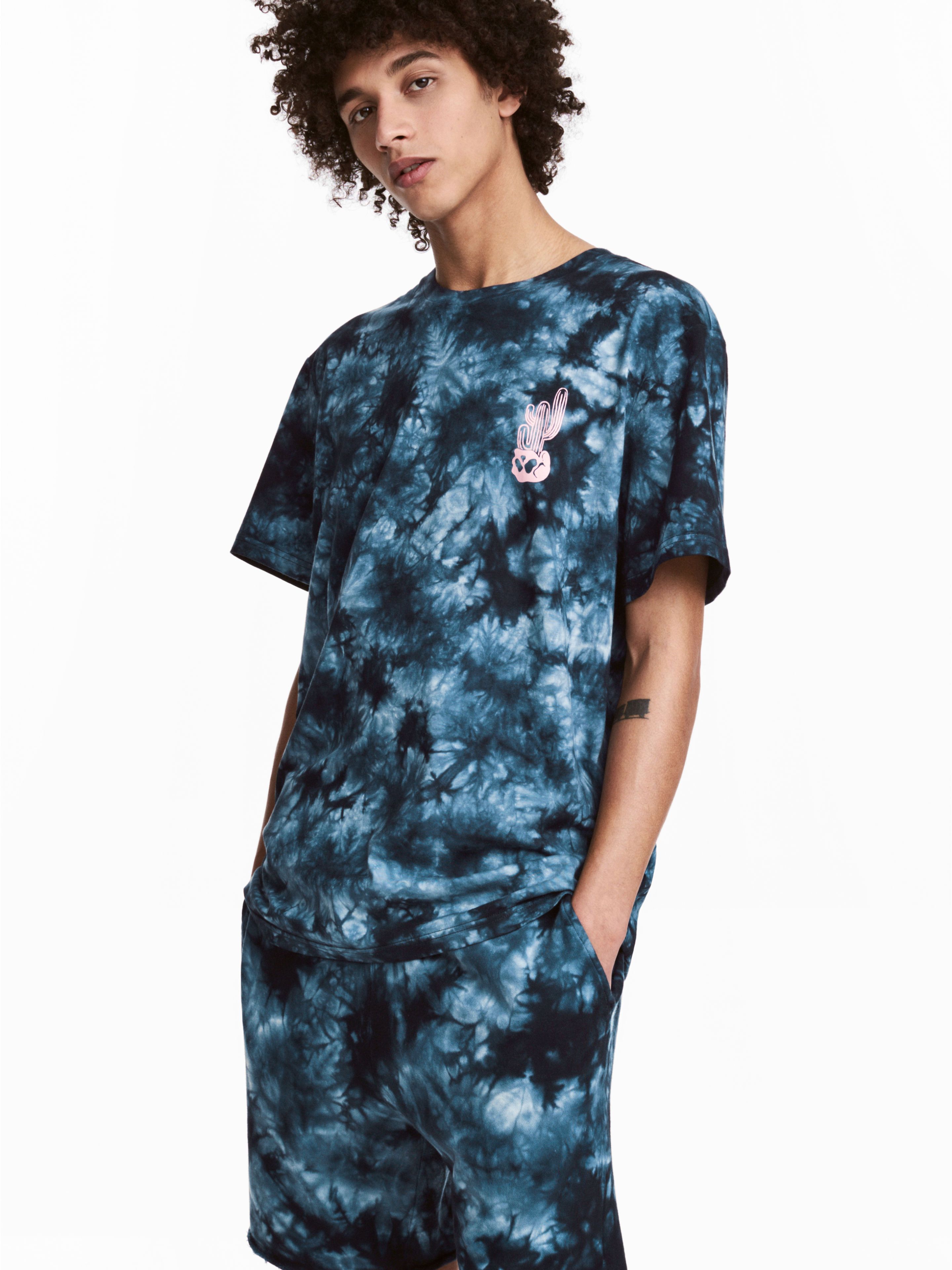 

Шорты H&M 4554955-ABGR XL Темно-синие с голубым