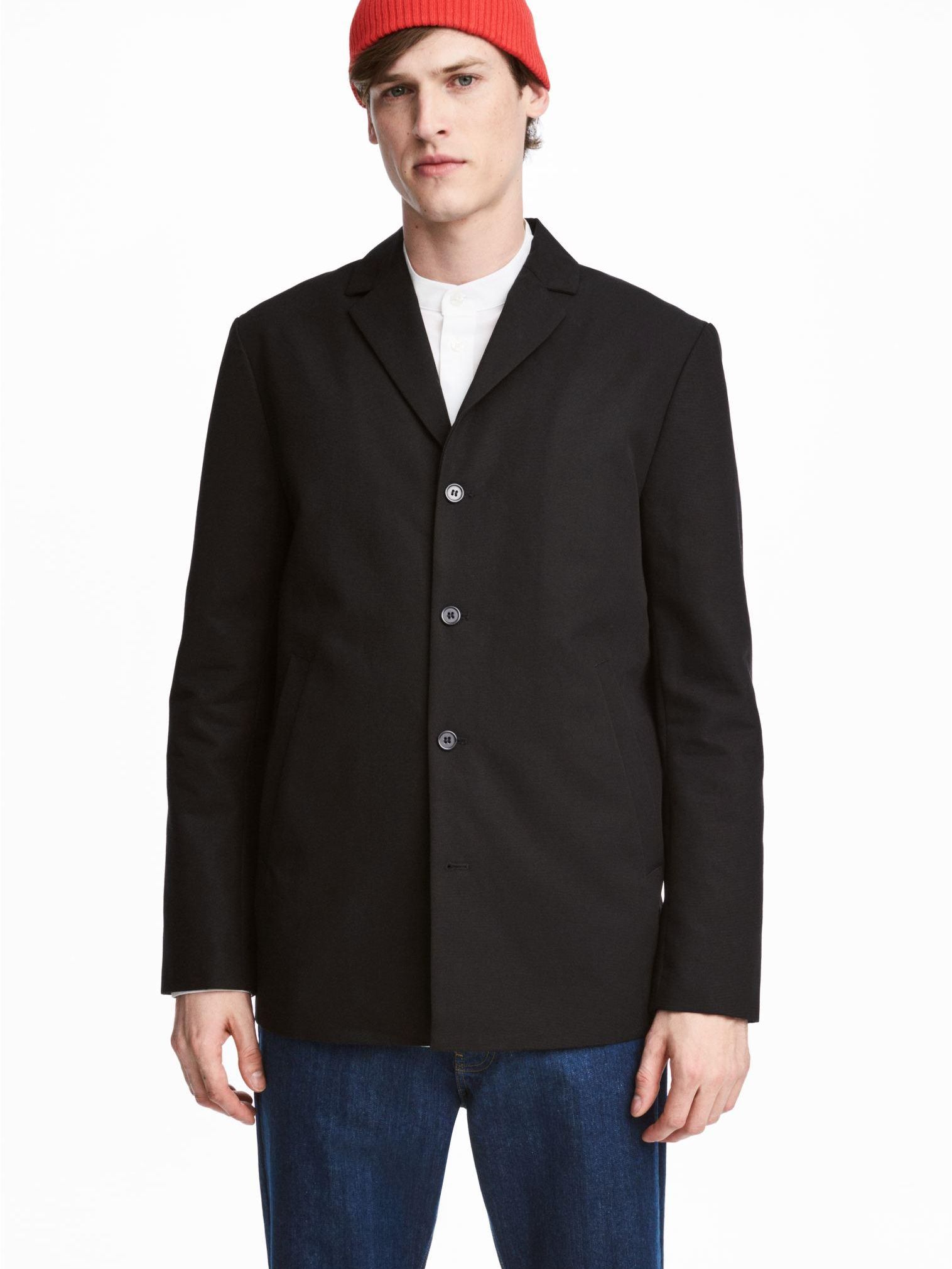 

Пиджак H&M 5202216-AAAD 52 Черный