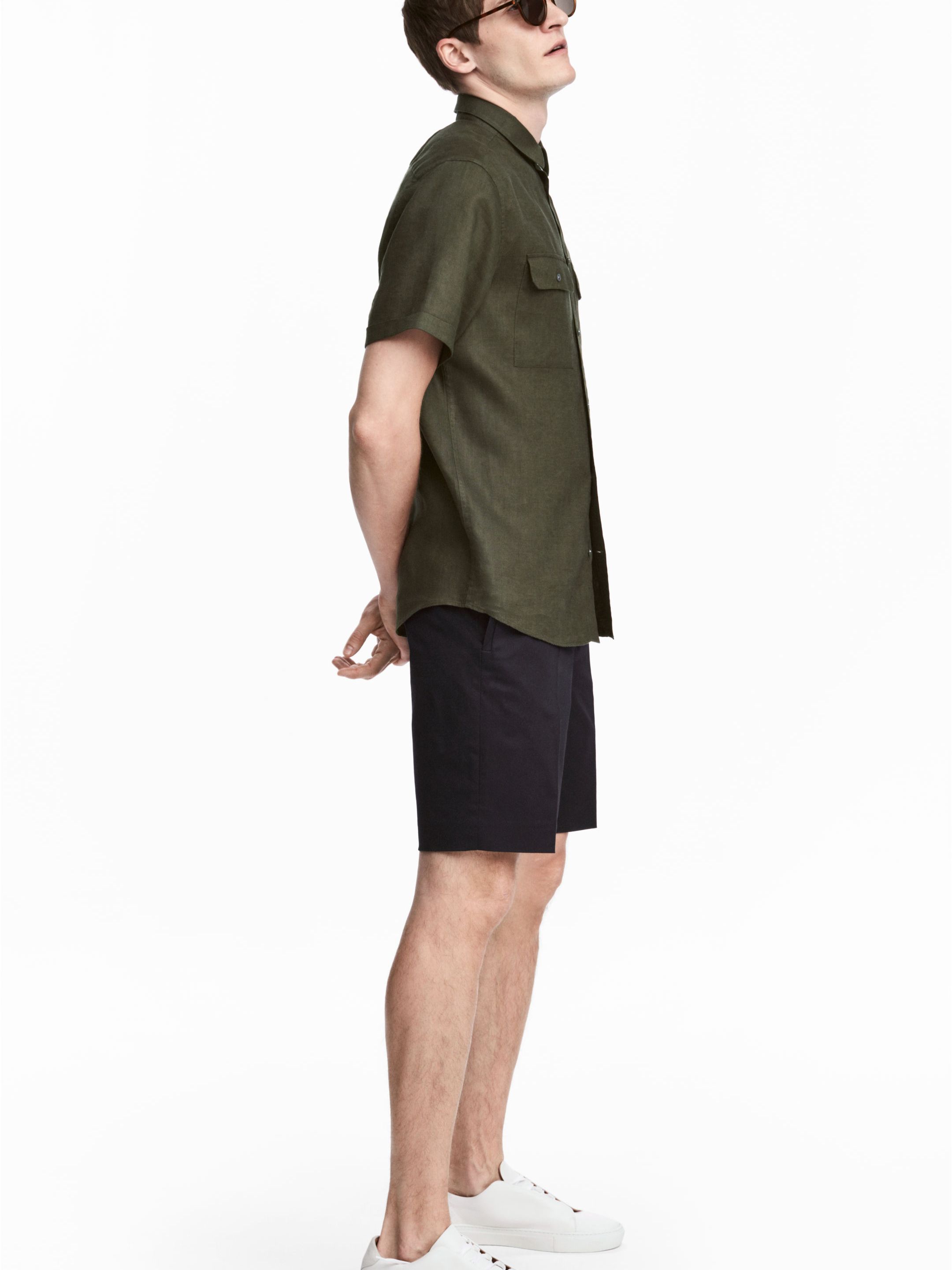 

Шорты H&M 4799445-AAQJ 52 Темно-синие