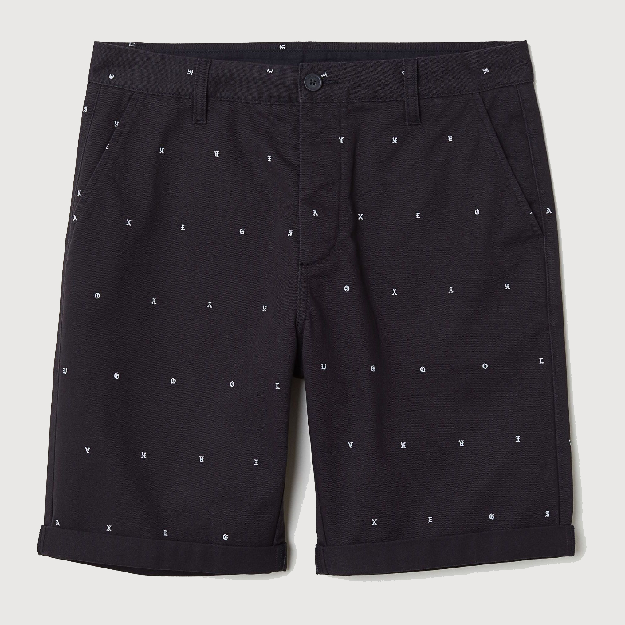 

Шорты H&M 4822587-ADMZ 30 Черные в узоры
