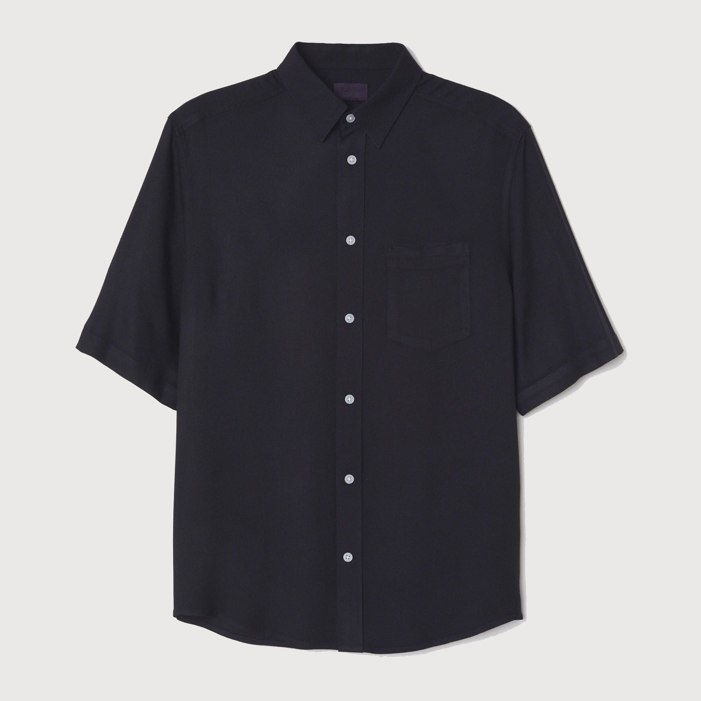 

Рубашка H&M 5971237-AAAD S Черная
