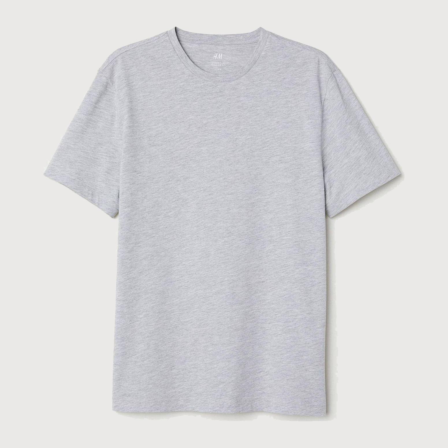 

Футболка H&M 5136991-AAUF M Бело-серая