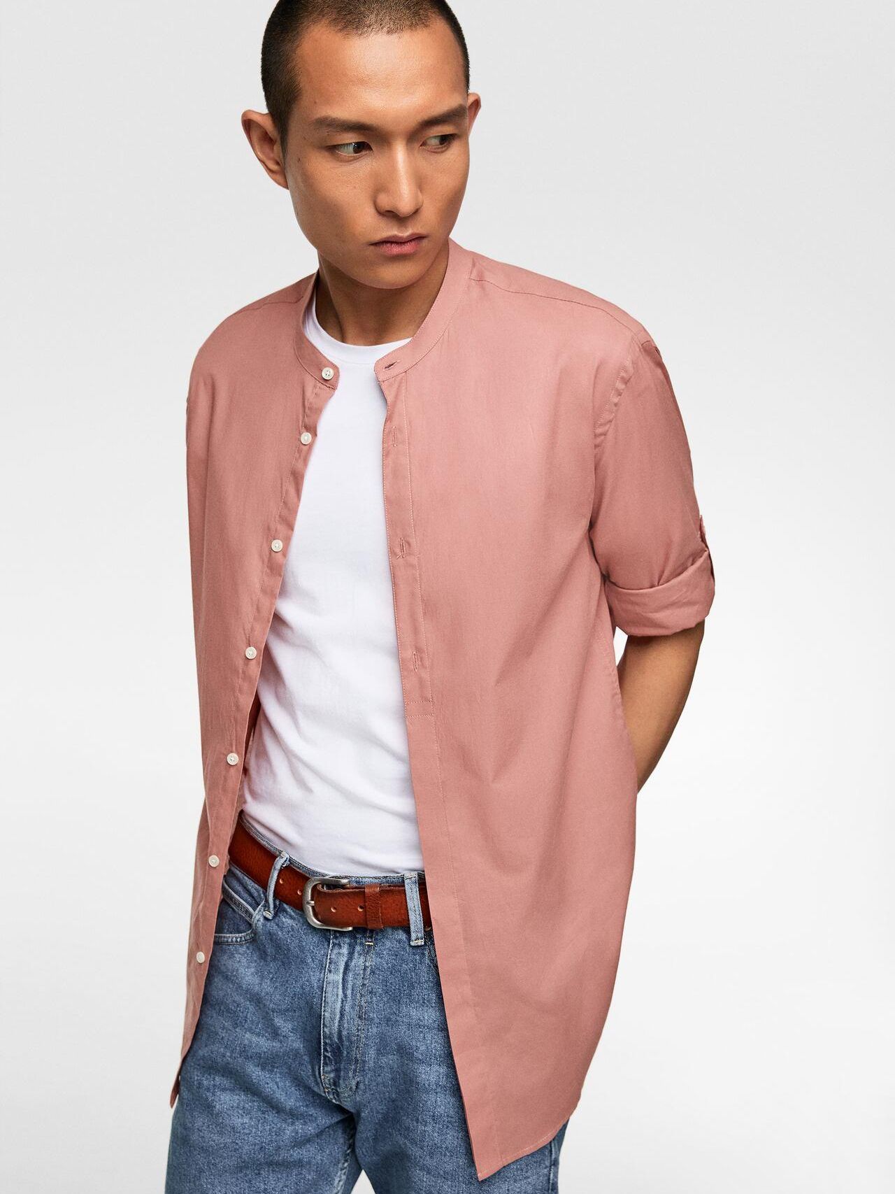 

Рубашка Zara 6608/333/622-ACUH M Бледно-розовая