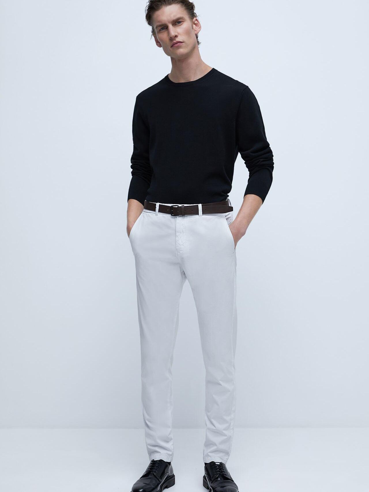 

Брюки Zara 6786/410/250-ACTS 36 Белые