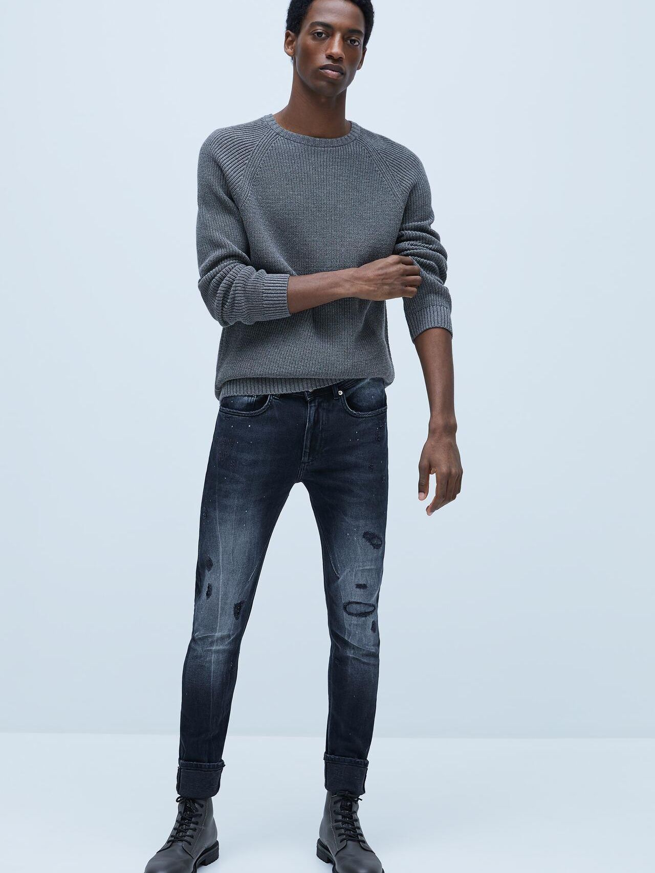 

Джинсы Zara 6855/400/422-AAZJ-AAZJ 46 Светло-черные