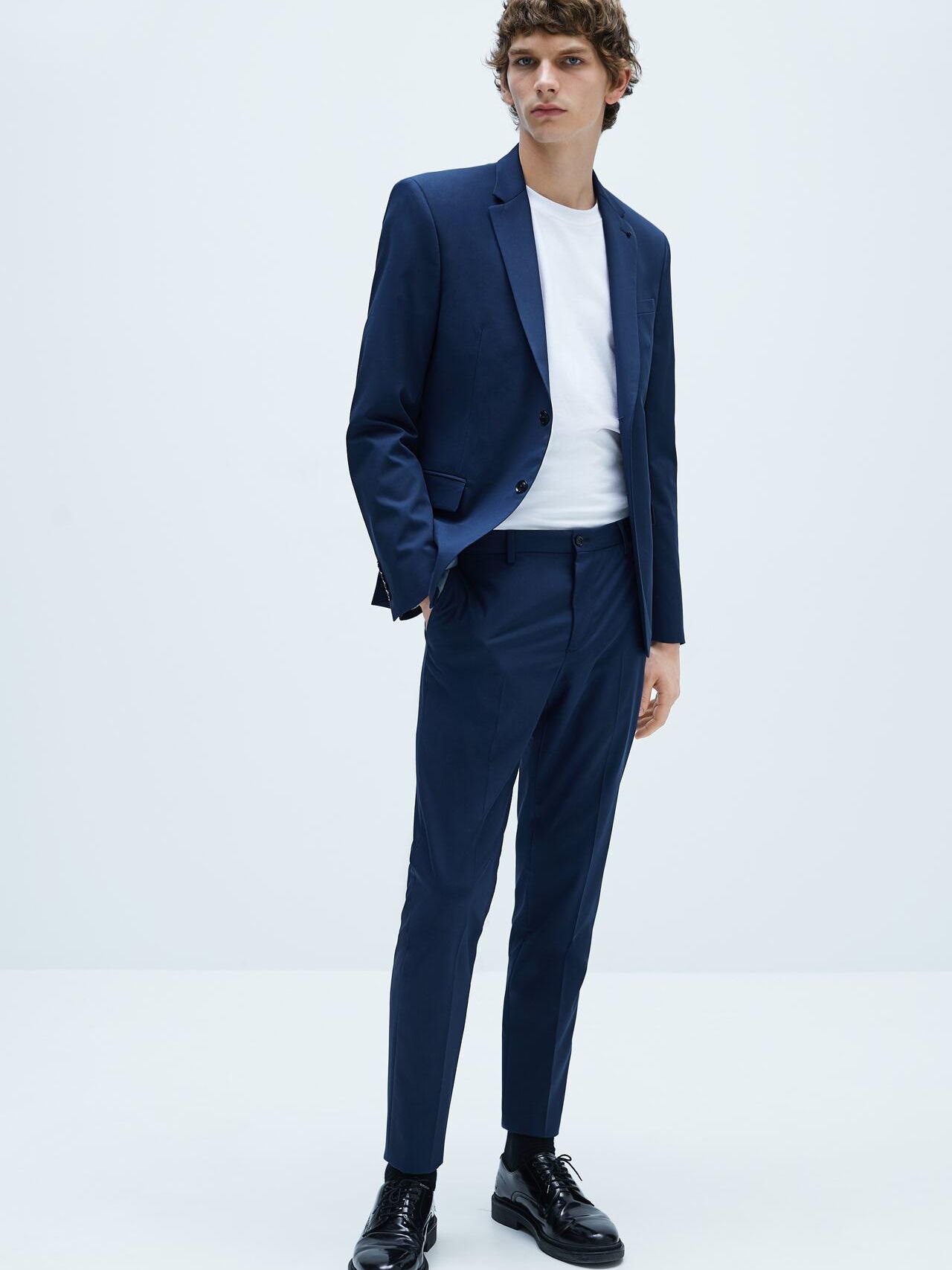 

Пиджак Zara 4017/650/420-AAQJ 46 Темно-синий