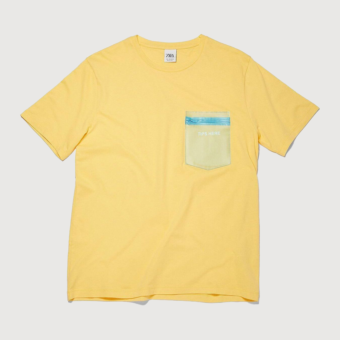 

Футболка Zara 1165/301/300-ABFN M Желто-синяя