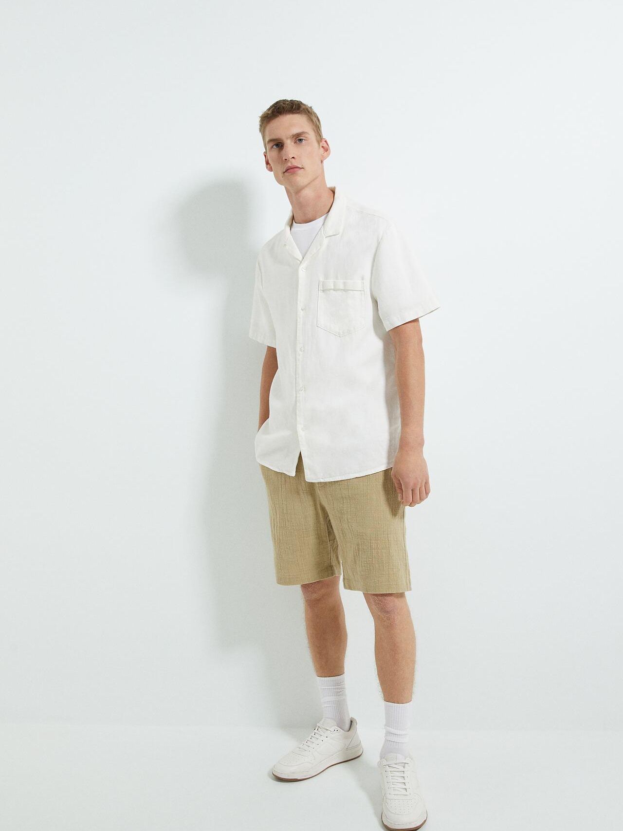 

Шорты Zara 6416/435/710-ACTQ XL Бежевые