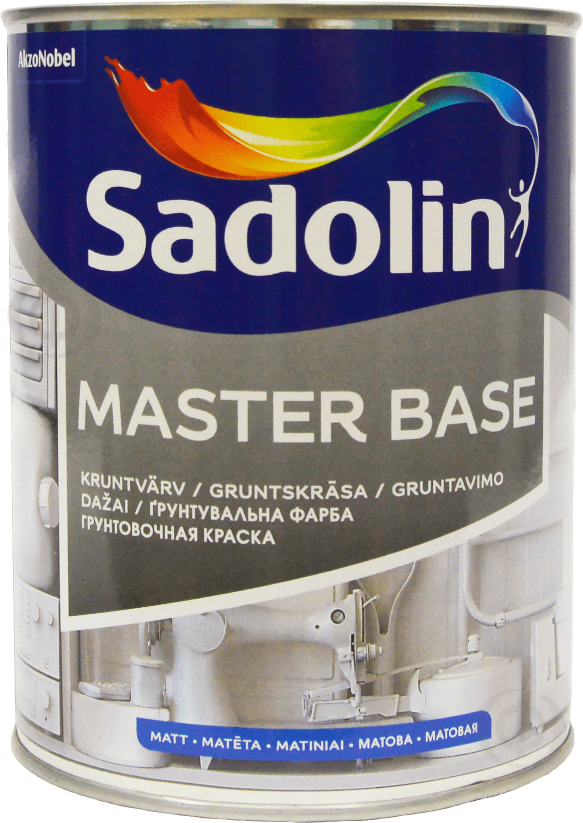 

Глубокоматовая алкидная грунтовка для стен и потолка Sadolin Master Base 1 л Белая (5181254)