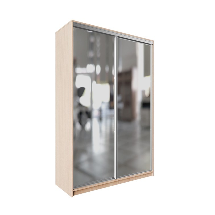 

Шкаф-купе ДЕКОР SM01 Зеркало 240 x 100 x 60 см двухдверный Дуб сонома