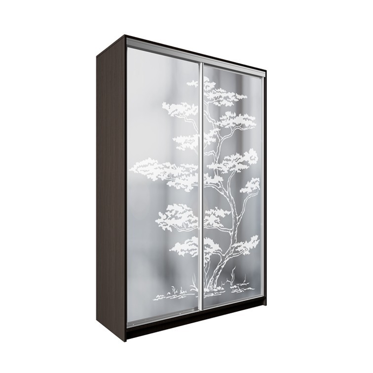 

Шкаф-купе ДЕКОР SM01 Р0083 Зеркало 240 x 120 x 60 см двухдверный Венге Магия