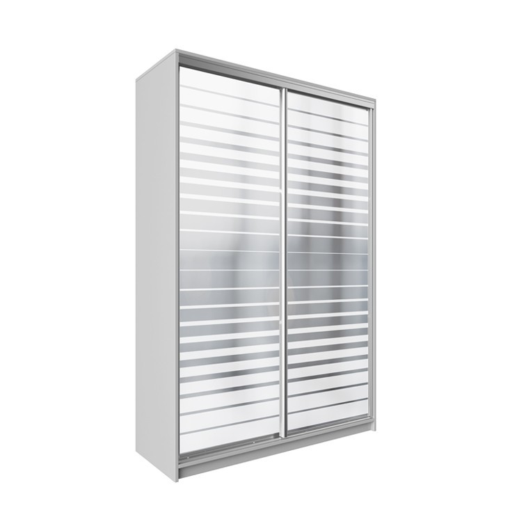 

Шкаф-купе ДЕКОР SM01 Р0252 Зеркало 240 x 120 x 60 см двухдверный Аляска белая