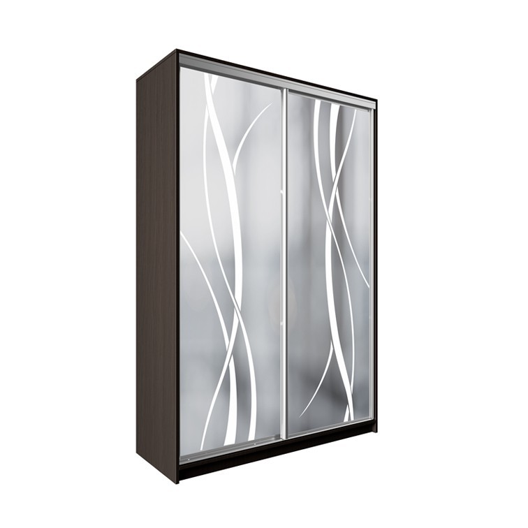 

Шкаф-купе ДЕКОР SM01 Р0116 Зеркало 240 x 140 x 60 см двухдверный Венге Магия