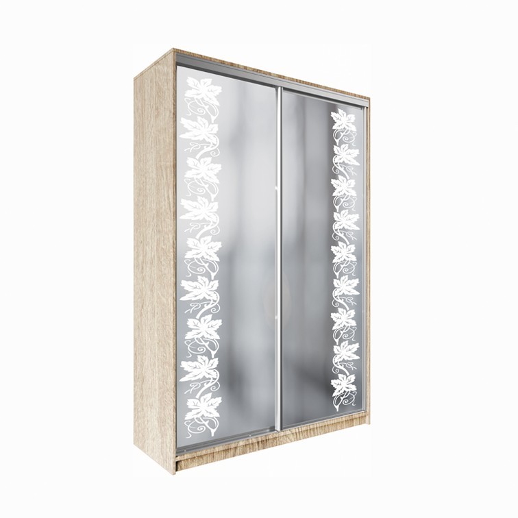

Шкаф-купе ДЕКОР SM01 Р0212 Зеркало 240 x 180 x 60 см двухдверный Дуб сонома