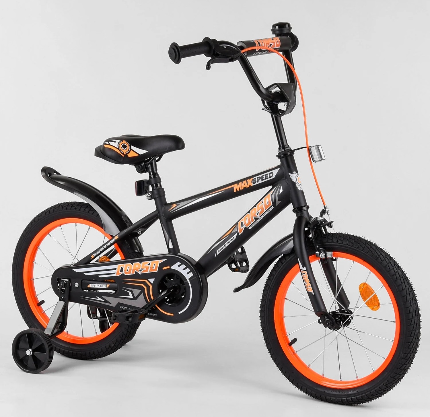 

Велосипед Corso 16" EX-16 N 5667 Black / Orange (EX-16 N 5667)