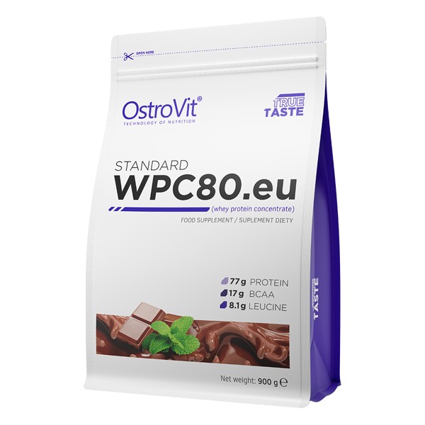 

Протеин OstroVit Standard WPC80.eu 900 г Шоколад - Мята