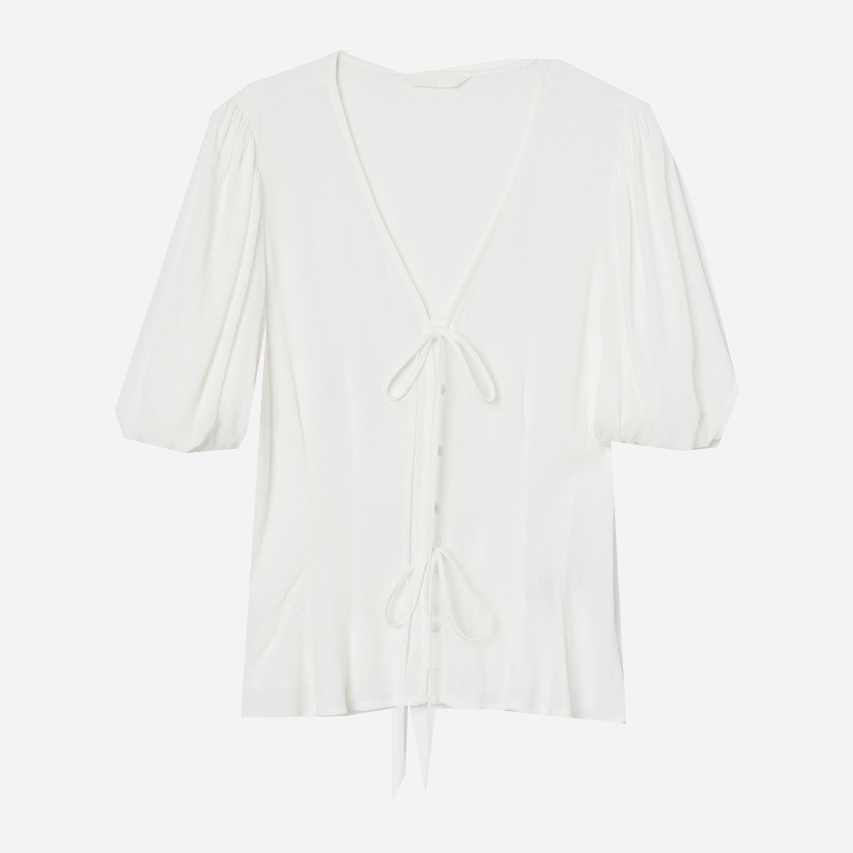

Блузка H&M 8591481-ABAK 36 Молочная