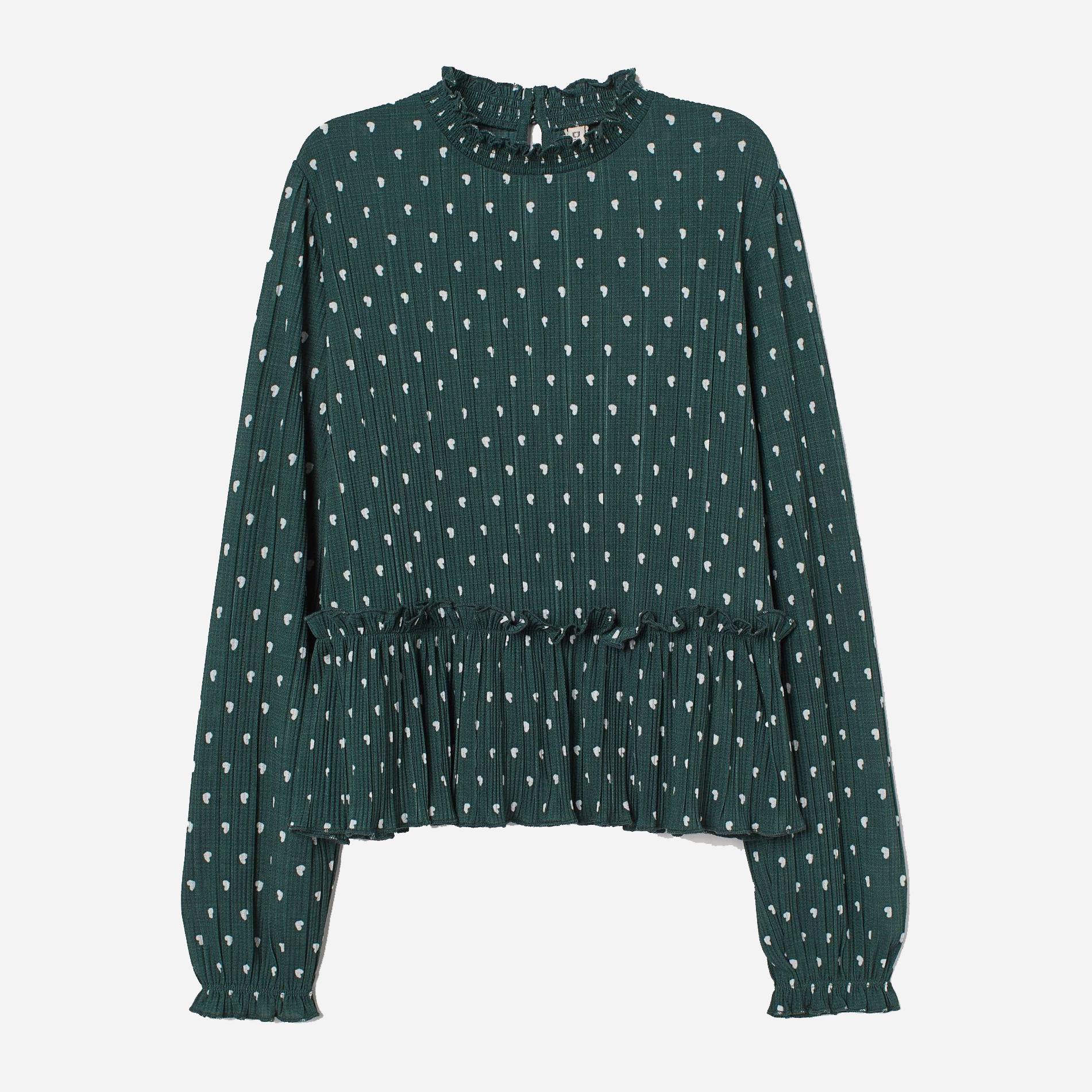 

Блузка H&M 8552351-AAPL XL Зеленая