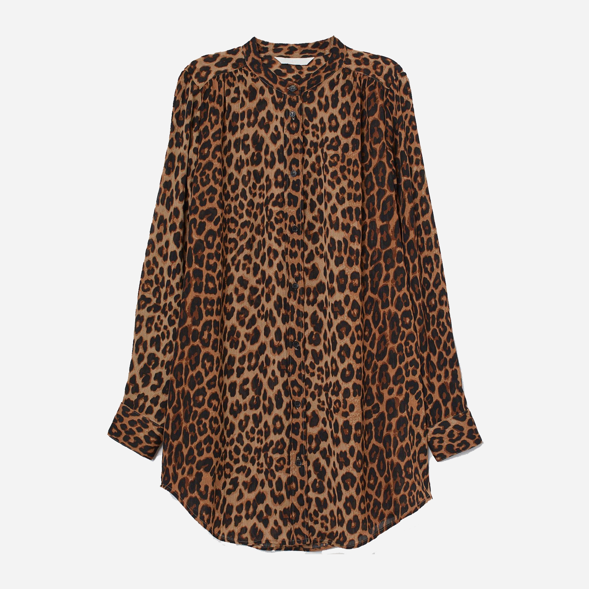 

Блузка H&M 8426061-AAON S Леопардовая