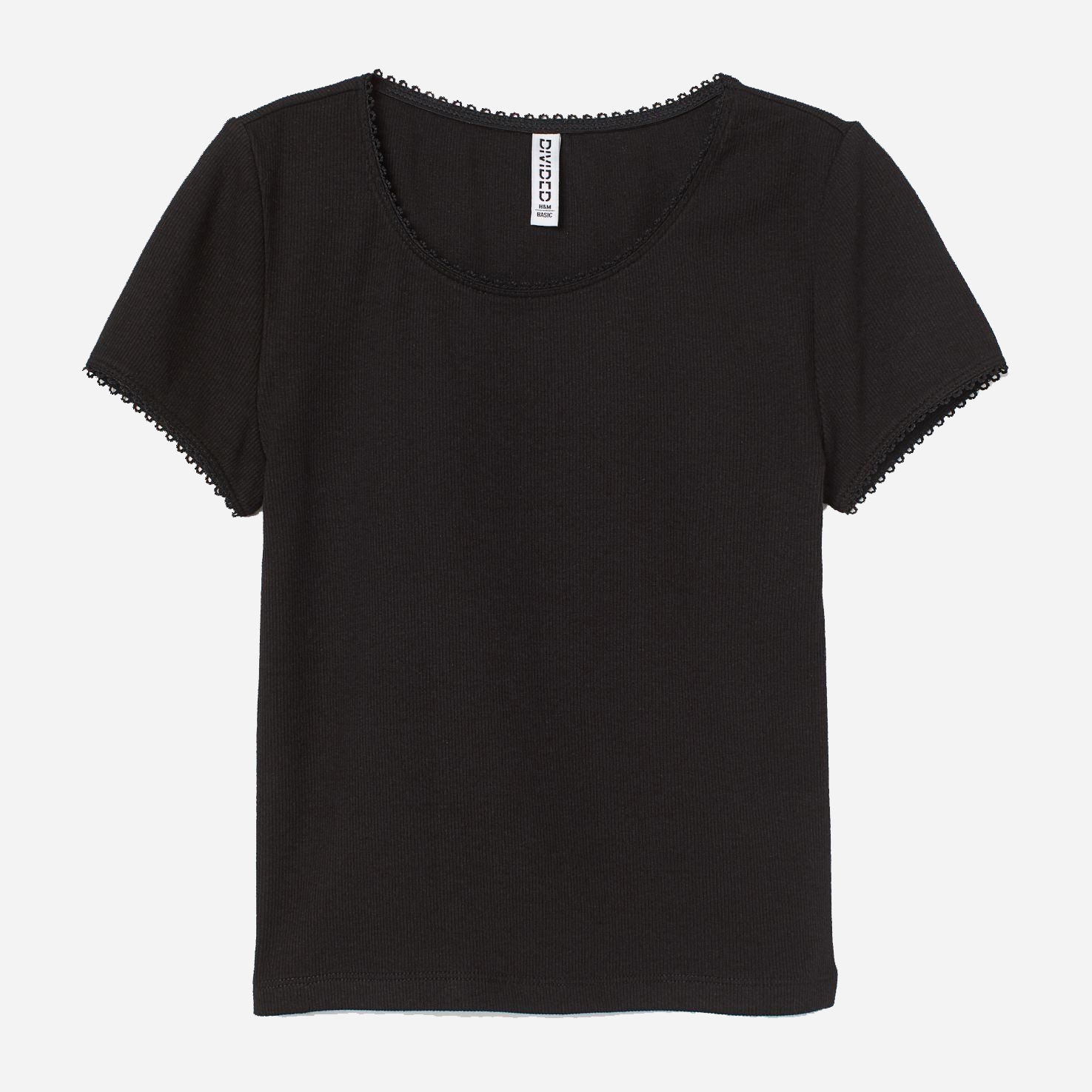 

Футболка H&M 8257191-AAAD M Черная