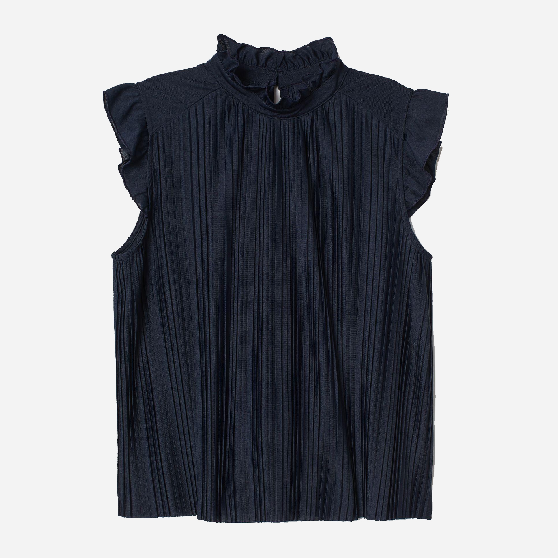 

Блузка H&M 7792819-AAQJ M Темно-синяя