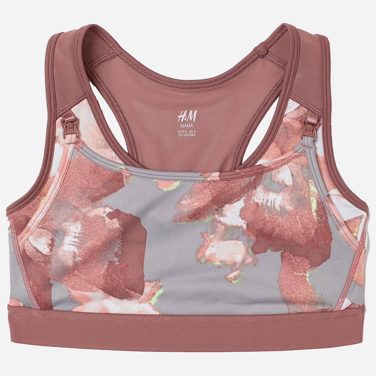 

Топ для кормящих мам H&M 7740400-ABEK S Розовый с белым