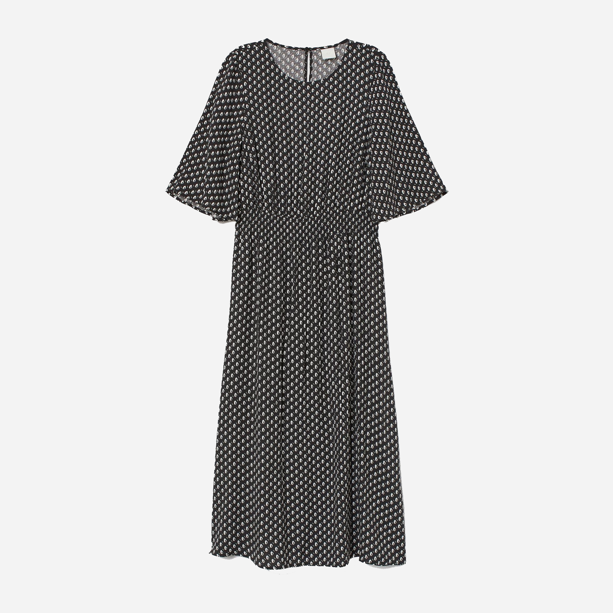 

Платье H&M 7645140-ACRV 48 Черное с белым