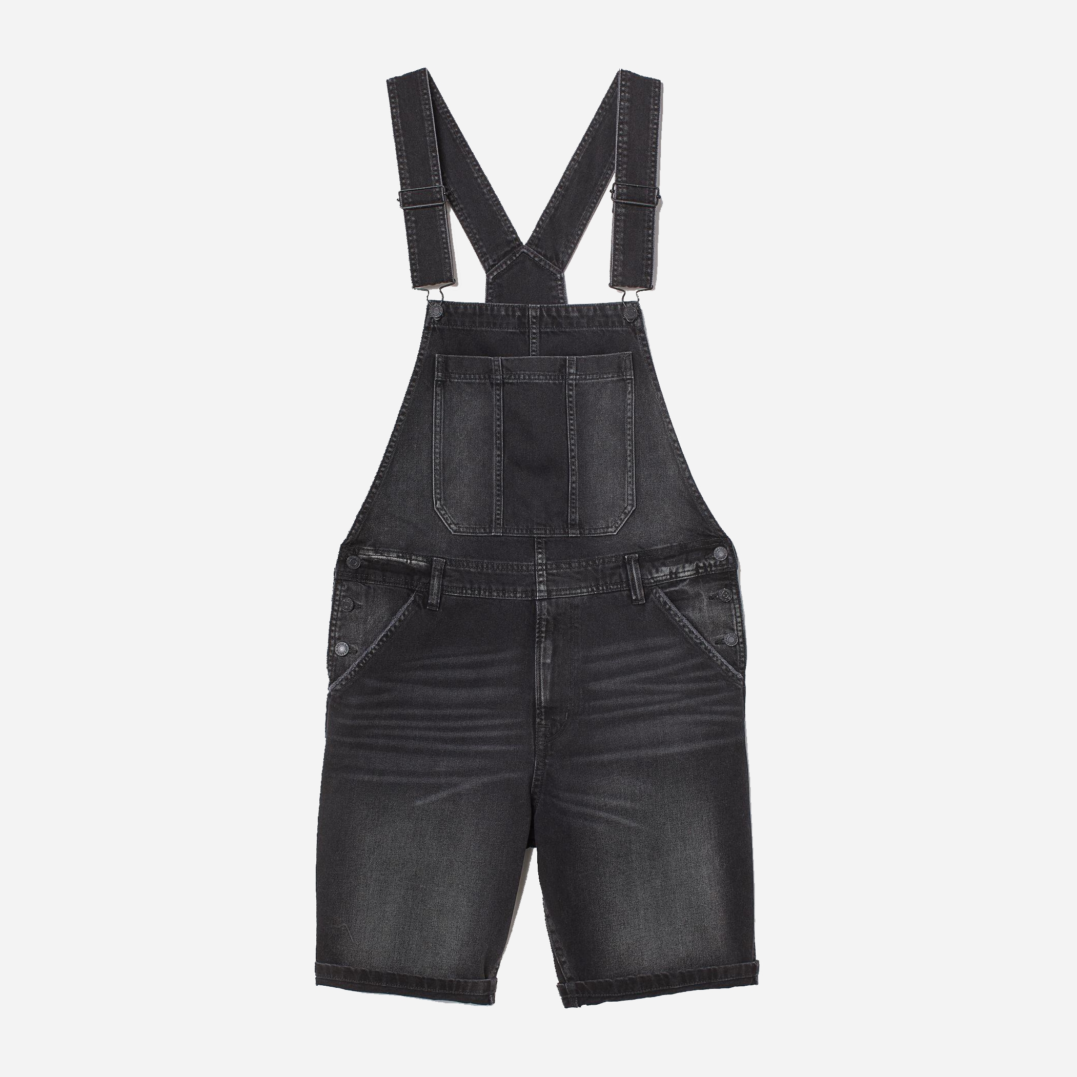 

Полукомбинезон джинсовый H&M 7606560-AAAD L Черный