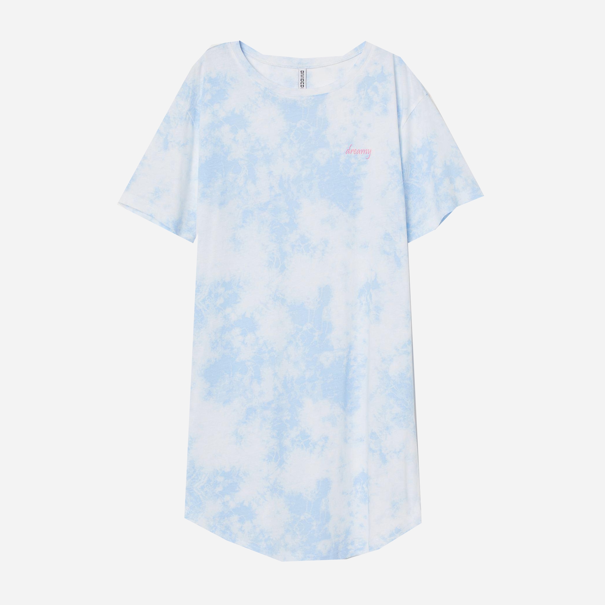 

Ночная рубашка H&M 8151571-AAKC S Белая с голубым