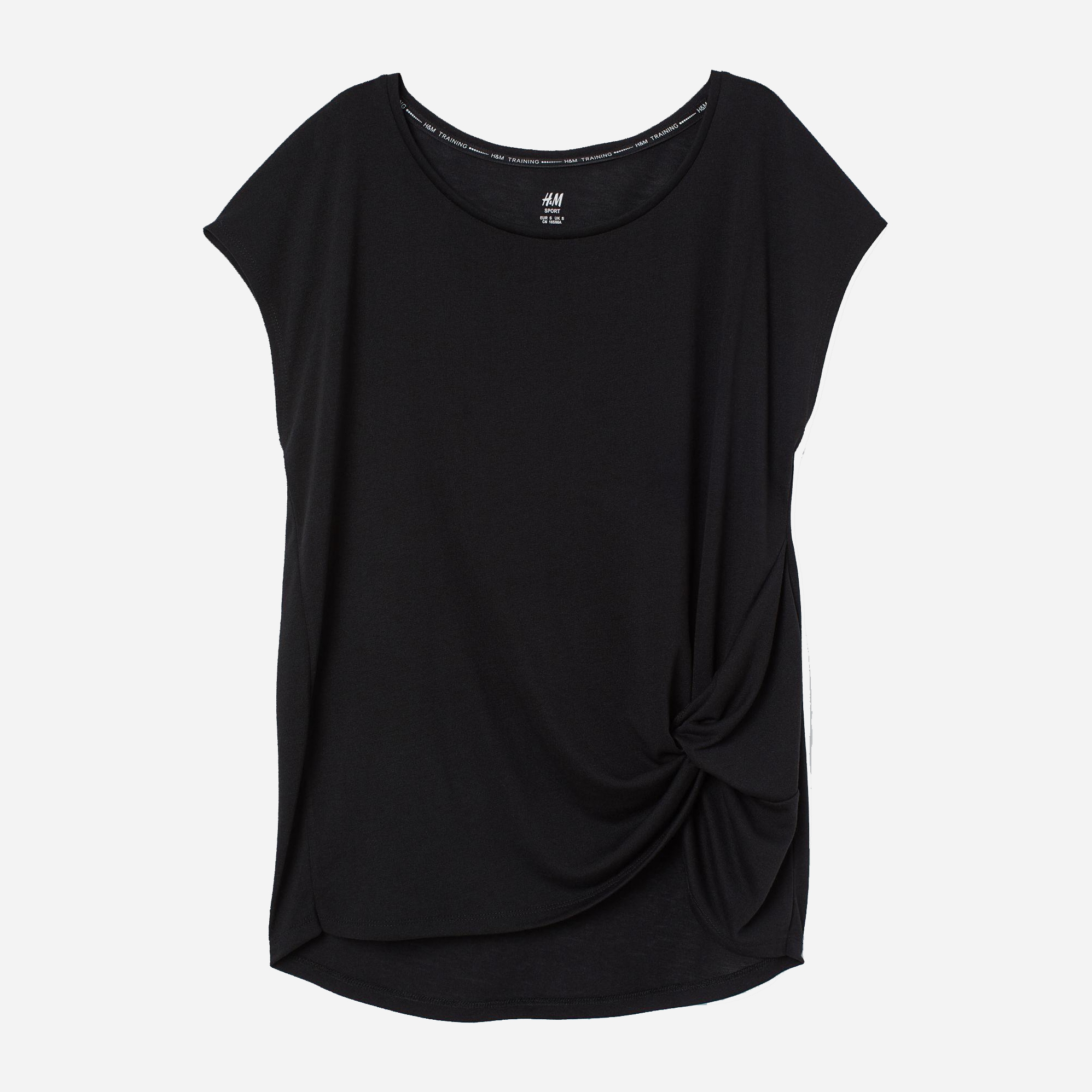 

Футболка H&M 7571949-AAAD XS Черная