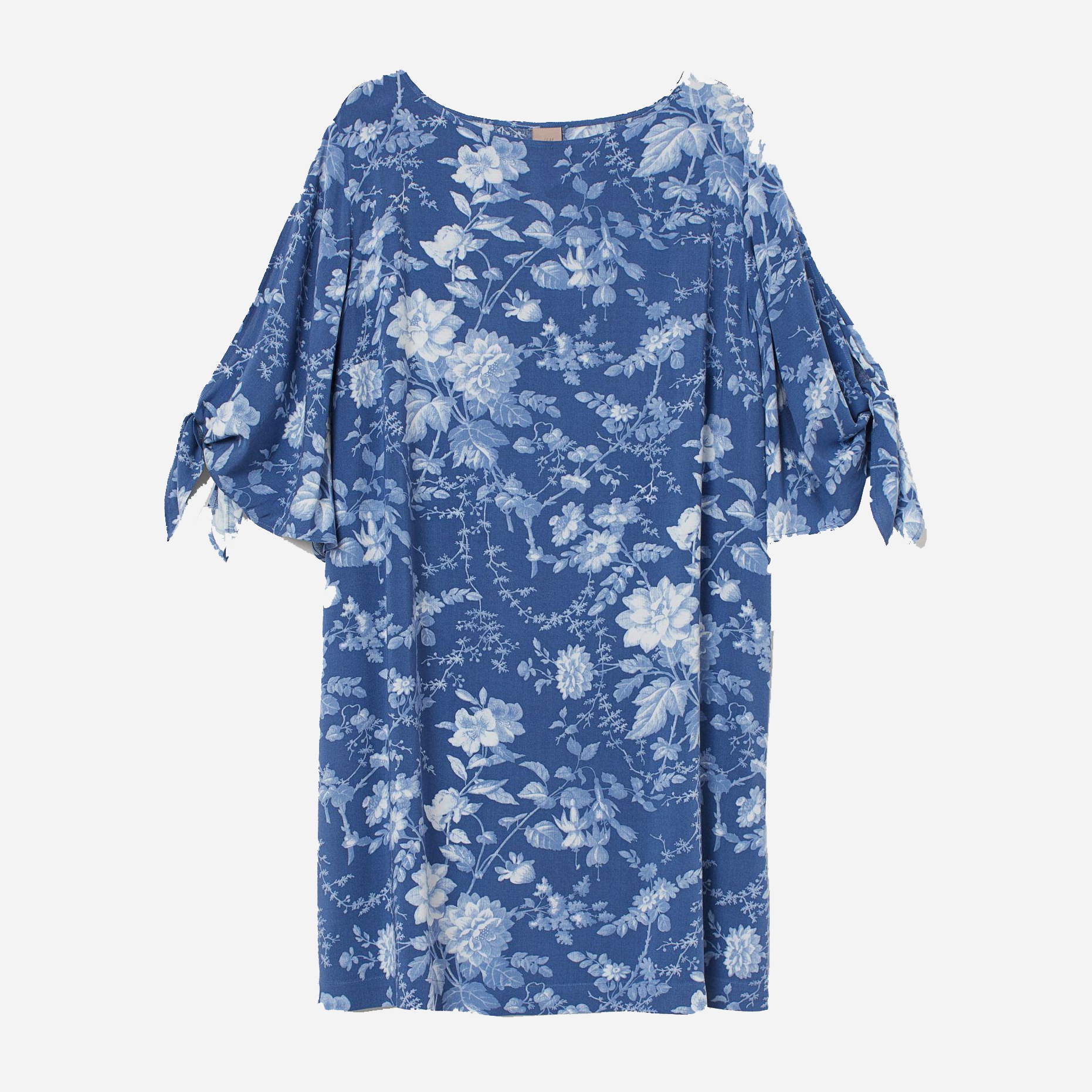 

Платье H&M 7570460-ACTH L Синее с белым