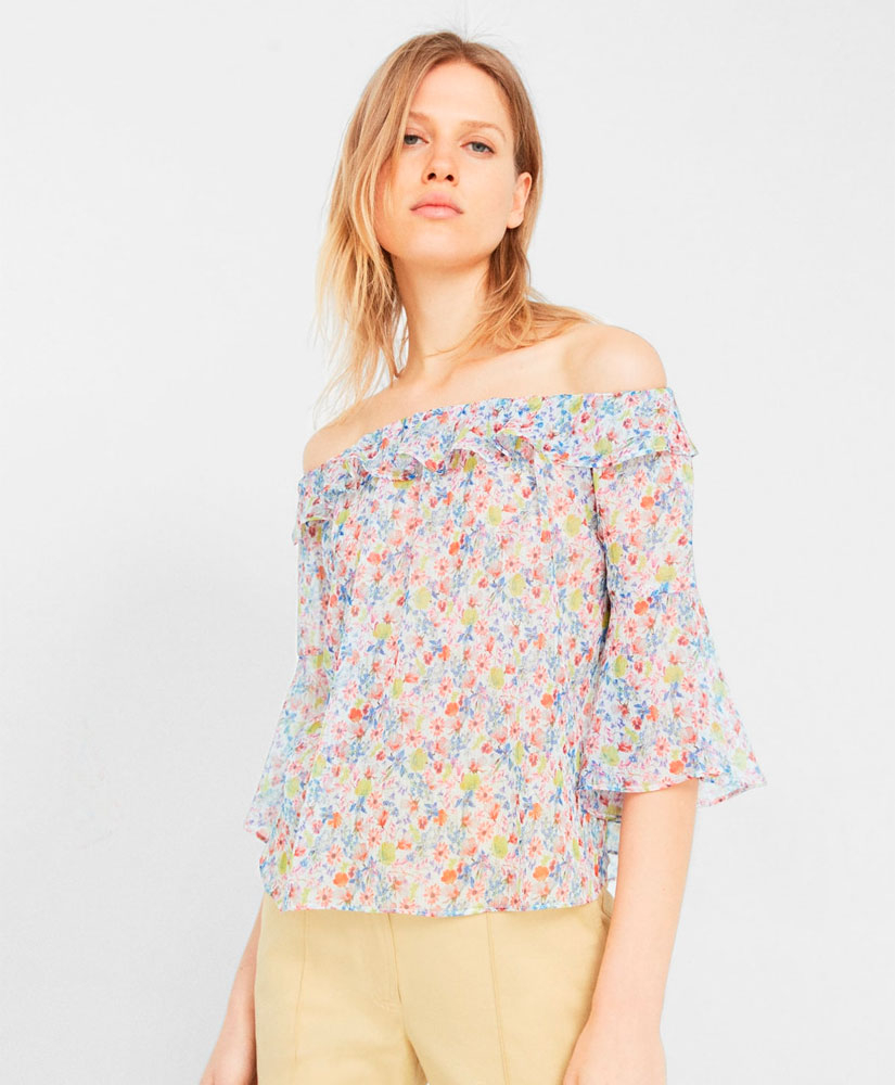 

Toп MANGO MNG81017030 S Різнокольоровий