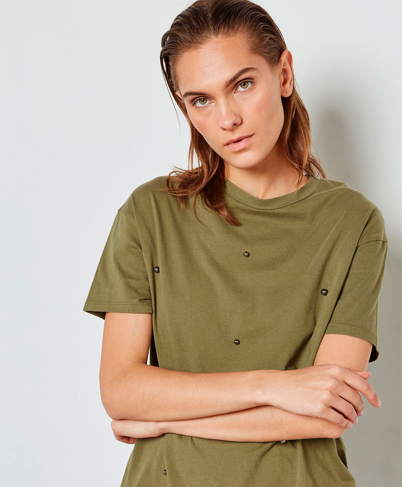 

Футболка MANGO MNG13007712 S Хакi