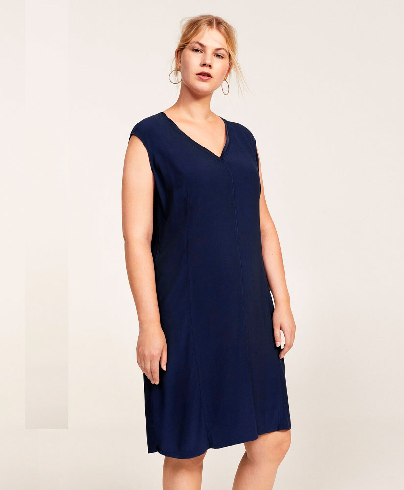 

Плаття MANGO MNG83920226 S Синiй