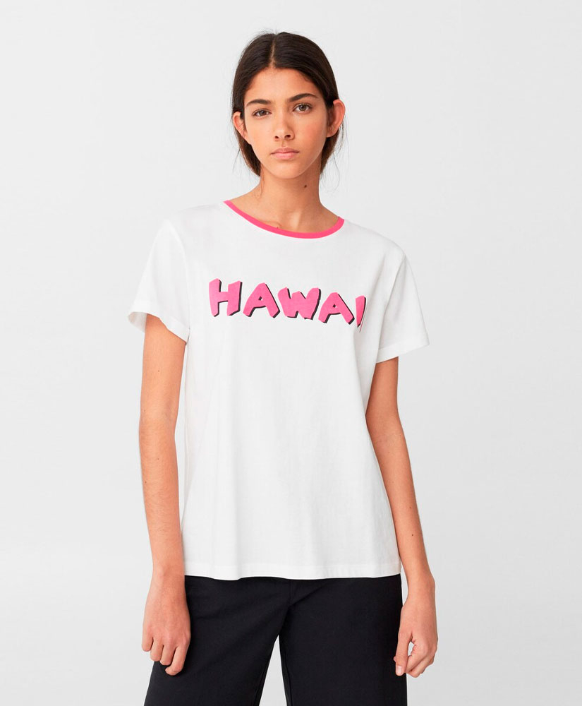 

Футболка MANGO MNG83095561 S Білий