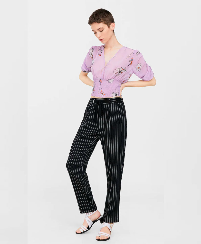 

Блуза MANGO MNG81058824 M Фіолетовий