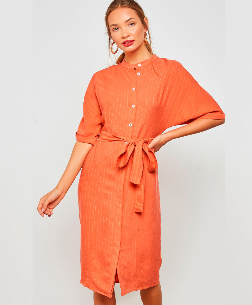 

Плаття MANGO MNG31030899 S Оранжевий