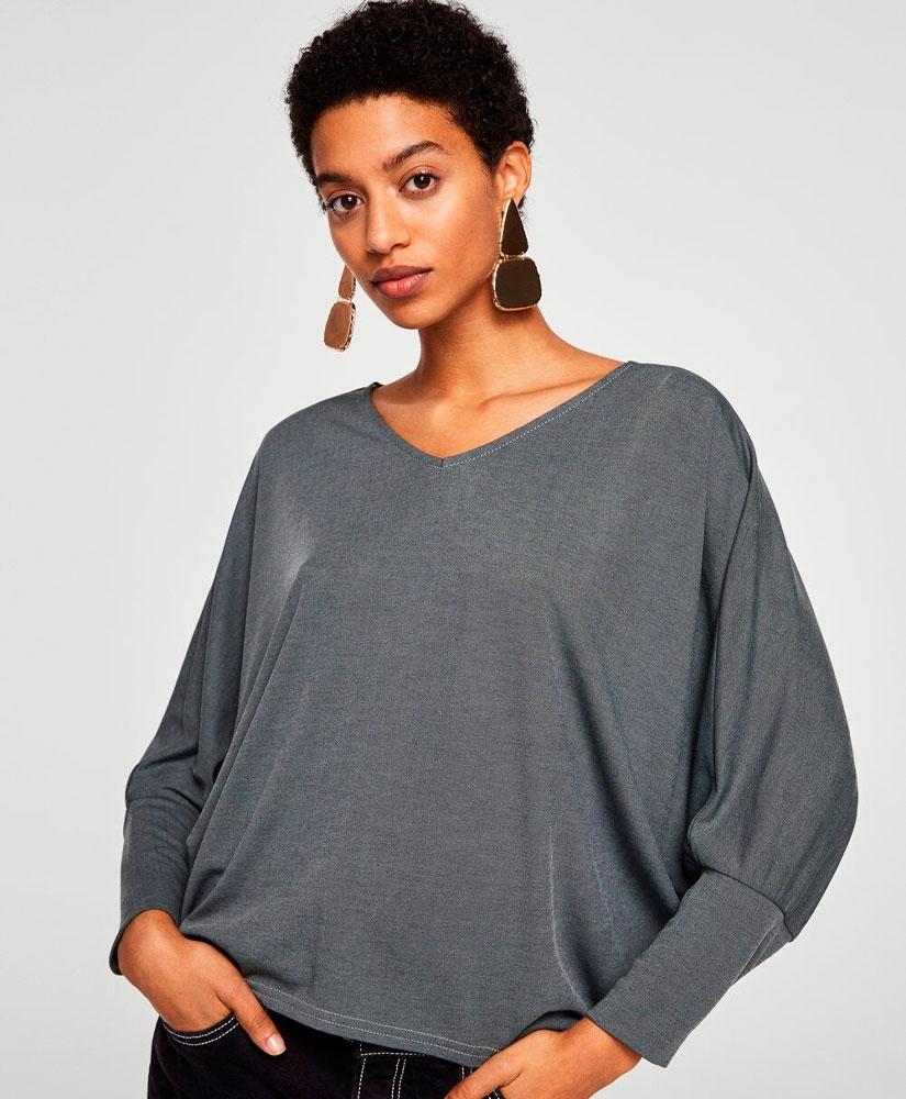 

Блуза MANGO MNG23000806 XS/S Сірий