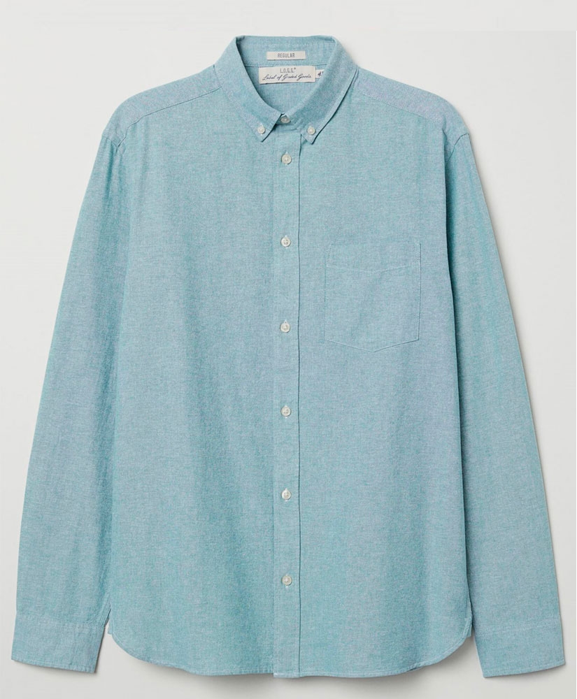 

Сорочка H&M 34235 M Зелений