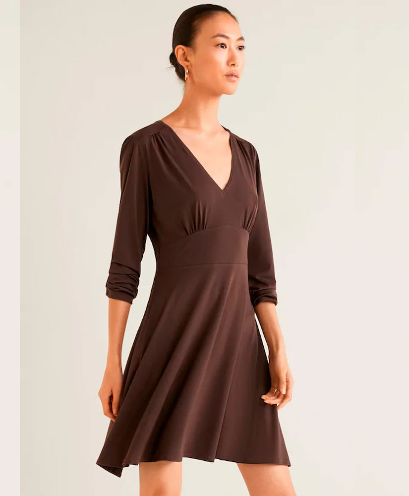 

Плаття MANGO MNG31067673 XS Коричневий