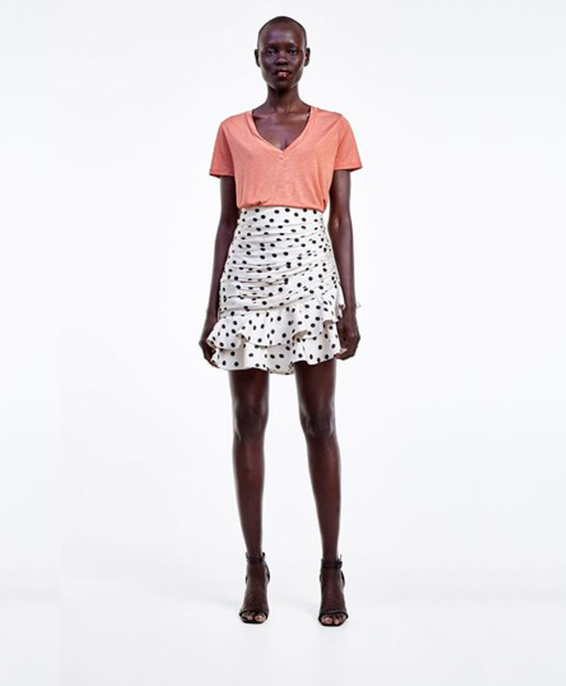 

Футболка ZARA 0858104  Теракотовий, Футболка ZARA 0858104 L Теракотовий