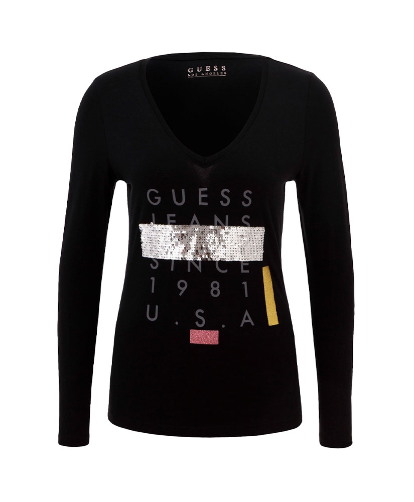 

Лонгслів GUESS 13829 S Чорний