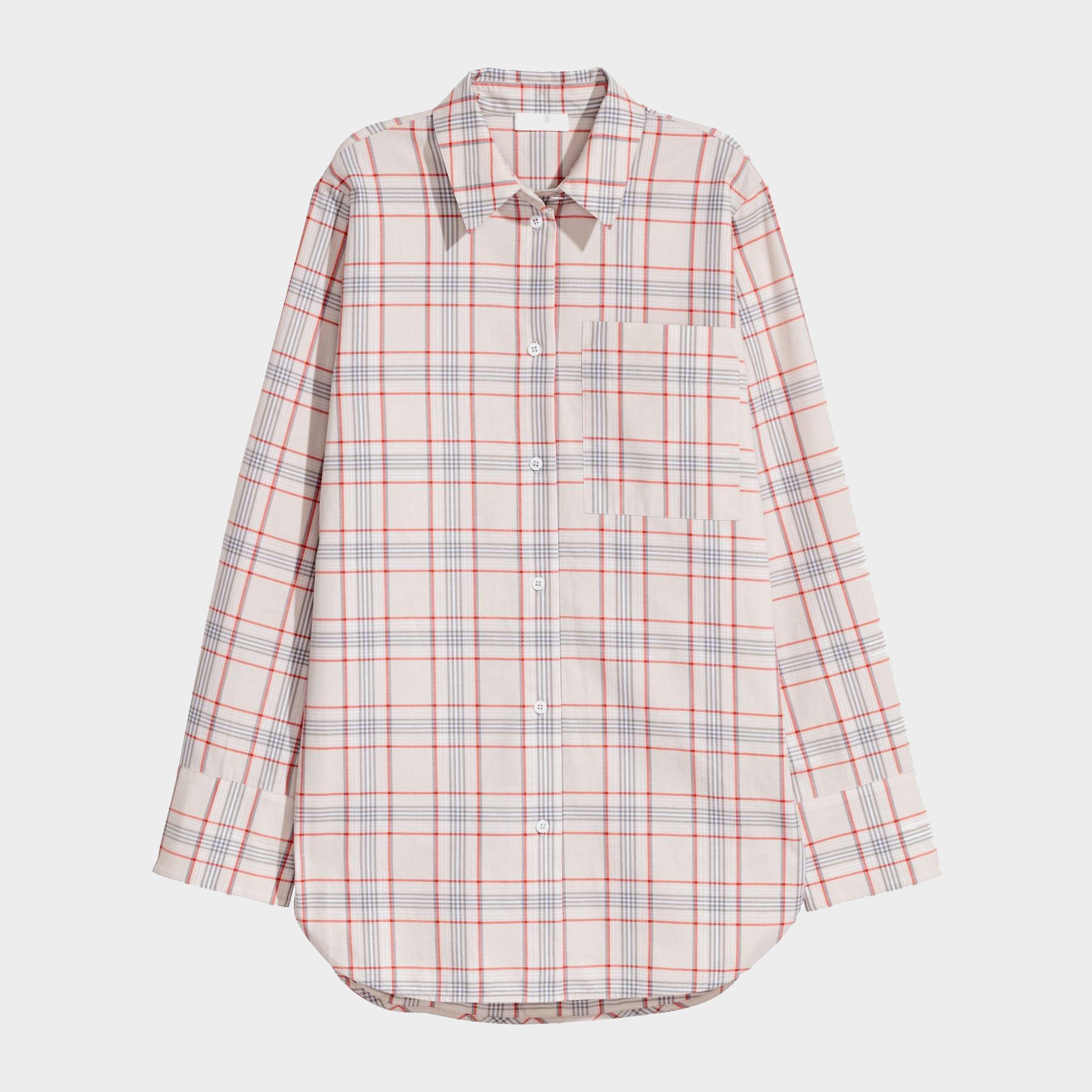 

Рубашка H&M 6374227-ACGB 34 Бежевая