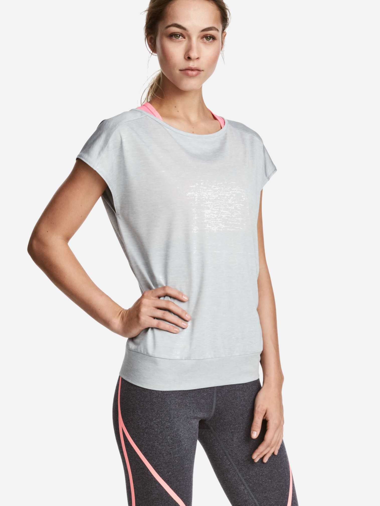 

Футболка H&M 4663705-ABKU L Серая