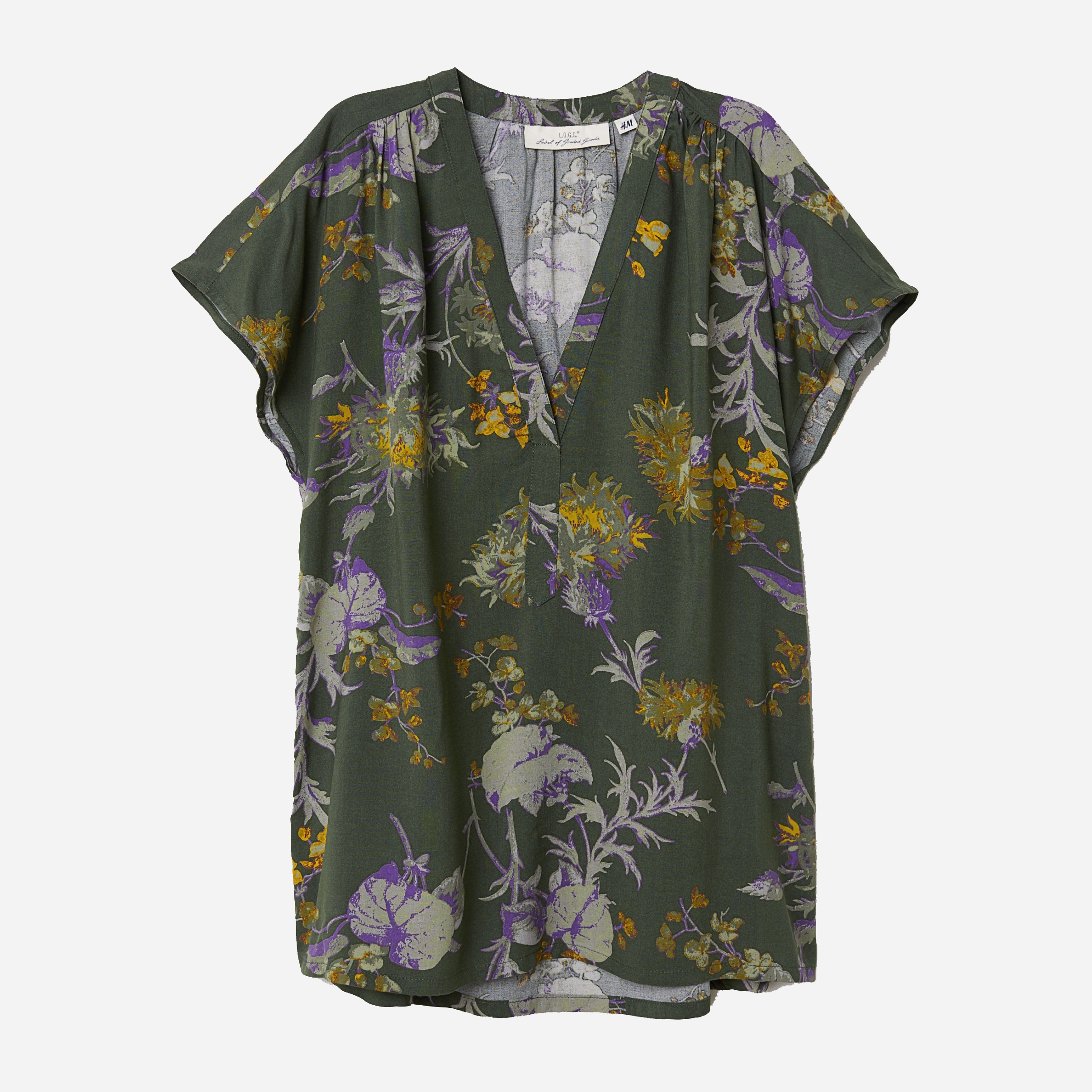 

Блузка H&M 5594267-AANP 40 Зеленая