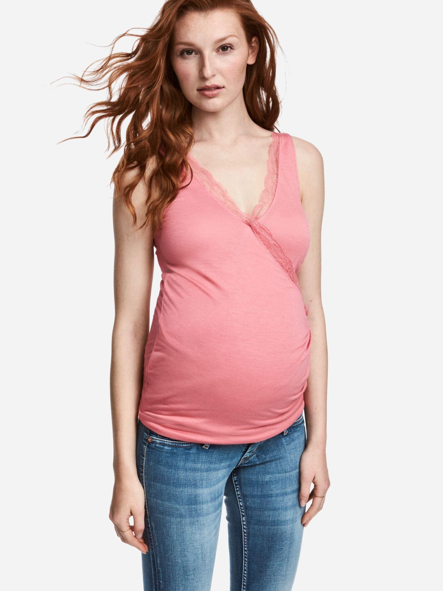 

Блузка для беременных H&M 5548355-ACWG M Розовая