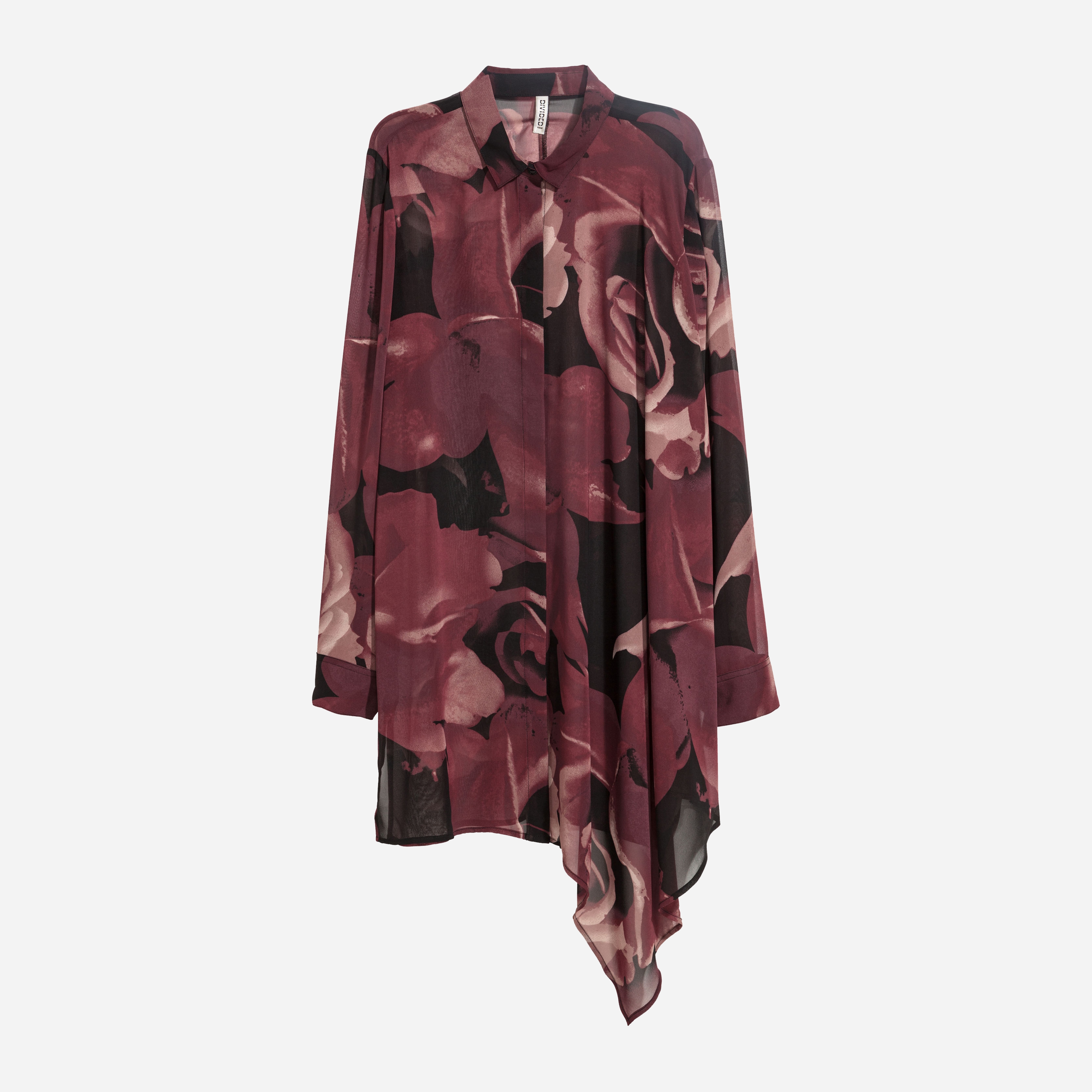 

Туника H&M 5431516-ACAR 36 Бордовая с черным