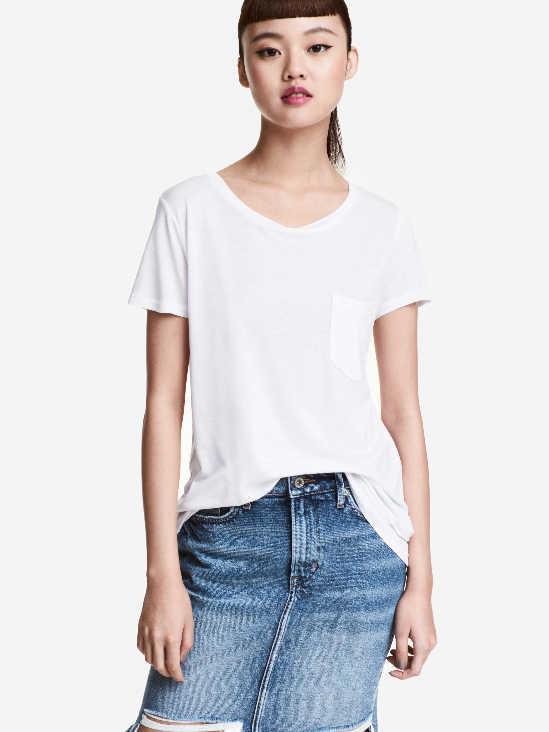 

Футболка H&M 2153373-z M Белая